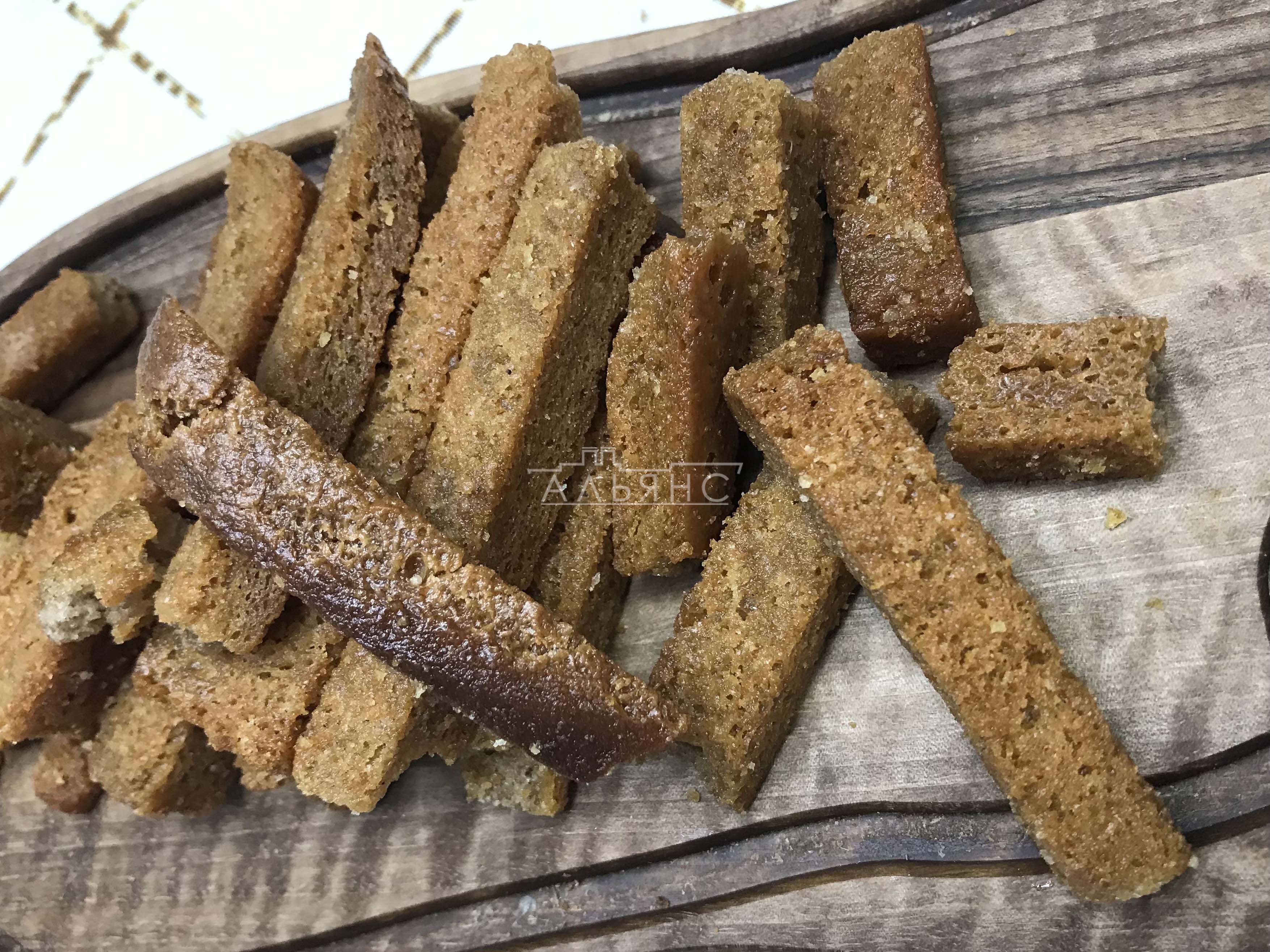 Деревенские гренки с чесноком в Смоленске