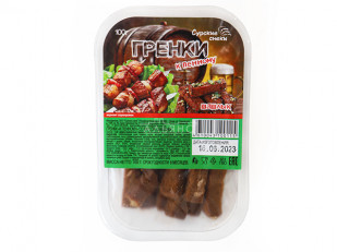 Сурские (ПШЕНИЧНЫЕ) жареное мясо с горчицой (100 гр): Сурские гренки Шашлык (100 гр)