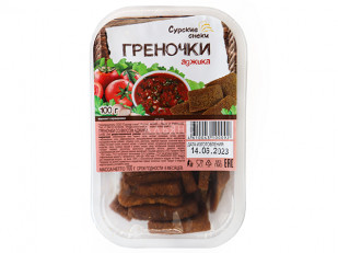 Лещ соломка: Сурские гренки с Аджикой (100 гр)