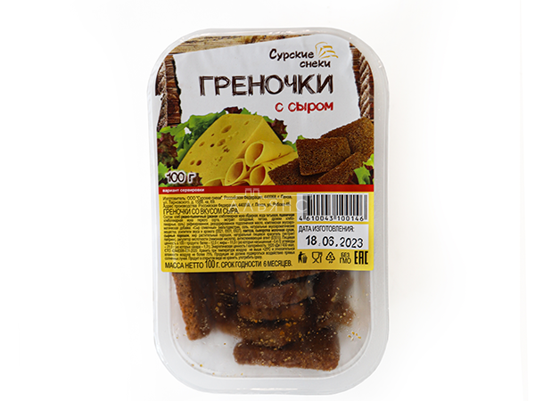 Сурские гренки со вкусом Сыра (100 гр) в Смоленске