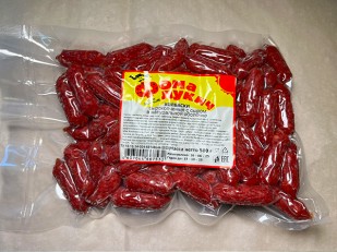 Мясо (АЛЬЯНС) вяленое свинина гриль (500гр): Колбаски ФОМА ЛУКИЧ (с сыром) (по 0,5кг)