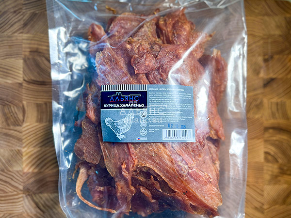 Мясо (АЛЬЯНС) вяленое курица 500гр "С халапеньо" в Смоленске