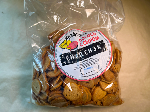 Снапсы ПШЕНИЧНЫЕ "Лосось с сыром" в Смоленске