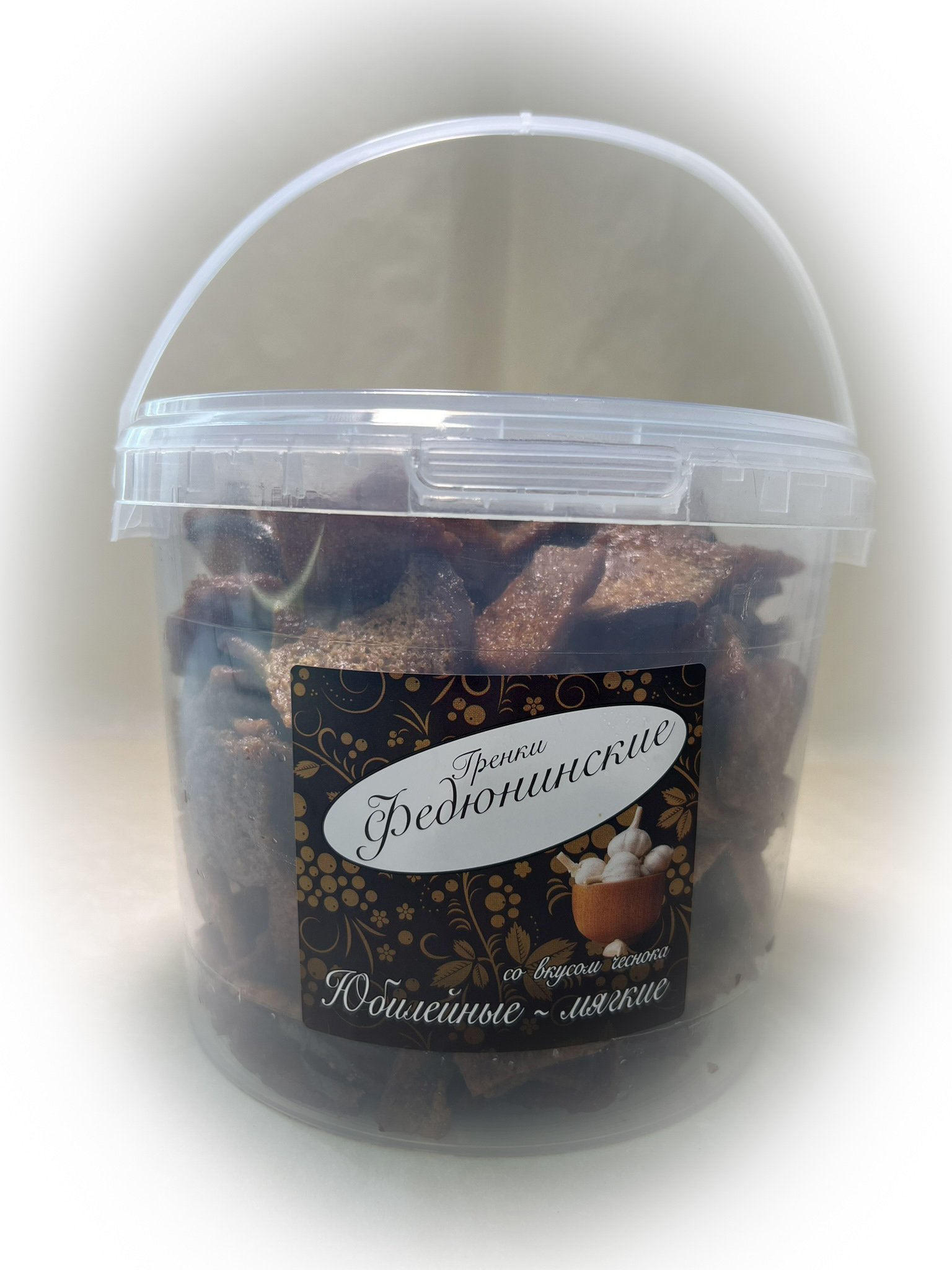 Гренки "ФЕДЮНИНСКИЕ" "Чеснок" (ведро 900 гр.) в Смоленске