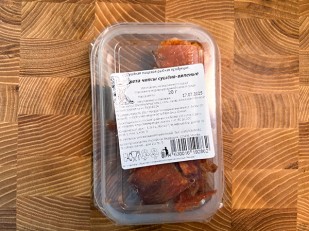 Мясо (АЛЬЯНС) вяленое курица с апельсином (500гр): Кета (чипсы) вяленая 20 гр.