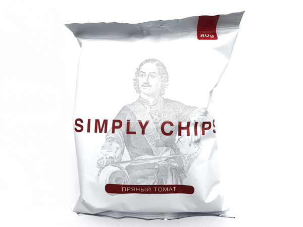 Картофельные чипсы "Simple chips" Пряный томат 80 гр. в Смоленске